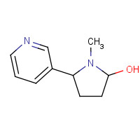 25110-79-6 1-METHYL-5-(3-PYRIDYL)-2-PYRROLIDINOL chemical structure