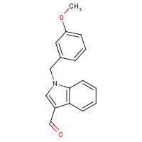 261637-72-3 1-(3-METHOXYBENZYL)-1H-INDOLE-3-CARBALDEHYDE chemical structure