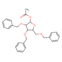 58381-23-0 1-O-Acetyl-2,3,5-tri-O-benzyl-D-ribofuranose chemical structure