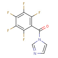 75641-06-4 N-PENTAFLUOROBENZOYLIMIDAZOLE chemical structure