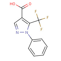 98534-81-7 1-PHENYL-5-(TRIFLUOROMETHYL)-1H-PYRAZOLE-4-CARBOXYLIC ACID chemical structure