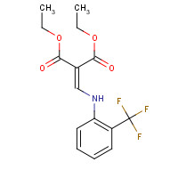 23779-94-4 2-((2-TRIFLUOROMETHYLPHENYLAMINO)METHYLENE)MALONIC ACID DIETHYL ESTER chemical structure
