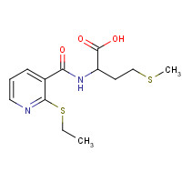 175201-66-8 2-(([2-(ETHYLTHIO)-3-PYRIDYL]CARBONYL)AMINO)-4-(METHYLTHIO)BUTANOIC ACID chemical structure