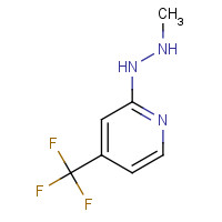 208720-09-6 2-(1-METHYLHYDRAZINO)-4-(TRIFLUOROMETHYL)PYRIDINE chemical structure