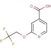 262296-01-5 2-(2,2,2-Trifluoroethoxy)-4-pyridinecarboxylicacid chemical structure
