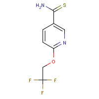 175277-59-5 6-(2,2,2-TRIFLUOROETHOXY)PYRIDINE-3-THIOCARBOXAMIDE chemical structure