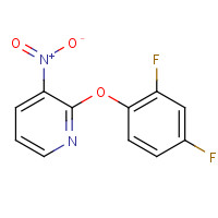 175135-62-3 2-(2,4-DIFLUOROPHENOXY)-3-NITROPYRIDINE chemical structure
