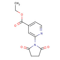 250160-11-3 2-(2,5-Dioxo-1-pyrrolidinyl)-4-pyridinecarboxylicacidethylester chemical structure