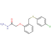 175202-85-4 2-(2-[[(4-CHLOROPHENYL)THIO]METHYL]PHENOXY)ETHANOHYDRAZIDE chemical structure