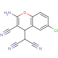 175136-95-5 2-(2-AMINO-6-CHLORO-3-CYANO-4H-CHROMEN-4-YL)MALONONITRILE chemical structure