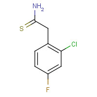 306937-36-0 2-(2-CHLORO-4-FLUOROPHENYL)ETHANETHIOAMIDE chemical structure