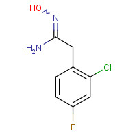 306937-33-7 2-(2-CHLORO-4-FLUOROPHENYL)-N'-HYDROXYETHANIMIDAMIDE chemical structure