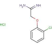 58403-03-5 2-(2-CHLOROPHENOXY)ETHANIMIDAMIDE HYDROCHLORIDE chemical structure