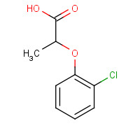 25140-86-7 2-(2-CHLOROPHENOXY)PROPIONIC ACID chemical structure