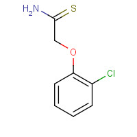 35370-94-6 2-(2-CHLOROPHENOXY)ETHANETHIOAMIDE chemical structure