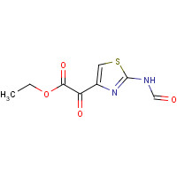 64987-03-7 ETHYL 2-(2-FORMYLAMINO-1,3-THIAZOL-4-YL)-2-OXOACETATE chemical structure
