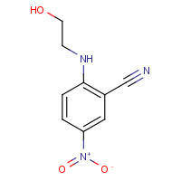 63989-40-2 2-(2-HYDROXYETHYLAMINO)-5-NITROBENZONITRILE chemical structure