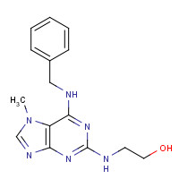 101622-50-8 6-BENZYLAMINO-2-(2-HYDROXYETHYLAMINO)-7-METHYLPURINE chemical structure