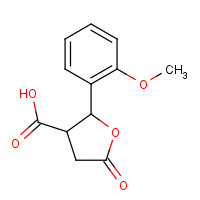 117621-06-4 2-(2-Methoxyphenyl)-5-oxotetrahydrofuran-3-carboxylic acid chemical structure