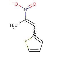 6937-35-5 2-(2-NITROPROP-1-ENYL)THIOPHENE chemical structure