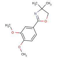 57193-17-6 2-(3,4-DIMETHOXYPHENYL)-4,4-DIMETHYL-4,5-DIHYDRO-1,3-OXAZOLE chemical structure