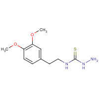 53068-24-9 4-(3,4-DIMETHOXYPHENETHYL)-3-THIOSEMICARBAZIDE chemical structure