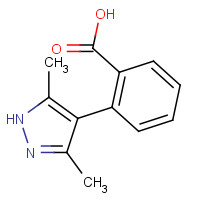 321309-43-7 2-(3,5-Dimethyl-1H-pyrazol-4-yl)benzoic acid chemical structure