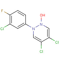 72396-65-7 2-(3-CHLORO-4-FLUOROPHENYL)-4,5-DICHLORO-PYRIDAZINE-3-(2H)-ONE chemical structure