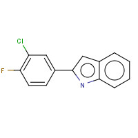 1868-88-8 2-(3-CHLORO-4-FLUOROPHENYL)INDOLE chemical structure