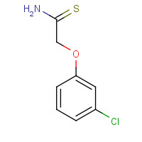 35370-95-7 2-(3-CHLOROPHENOXY)ETHANETHIOAMIDE chemical structure