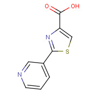 39067-29-3 2-(3-PYRIDYL)-1,3-THIAZOLE-4-CARBOXYLIC ACID chemical structure