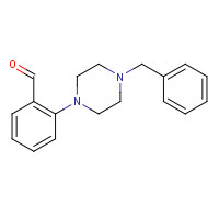112253-26-6 2-(4-BENZYLPIPERAZINO)BENZALDEHYDE chemical structure