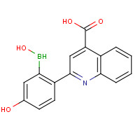 373384-17-9 2-(4-DIHYDROXYBORANE)PHENYL-4-CARBOXYQUINOLINE chemical structure