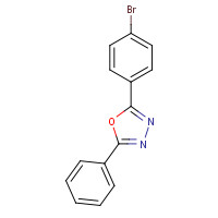 21510-43-0 2-(4-BROMOPHENYL)-5-PHENYL-1,3,4-OXADIAZOLE chemical structure
