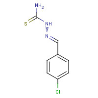 5706-80-9 2-(4-CHLOROBENZYLIDENE)HYDRAZINE-1-CARBOTHIOAMIDE chemical structure