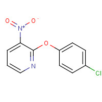 76893-45-3 2-(4-CHLOROPHENOXY)-3-NITROPYRIDINE chemical structure