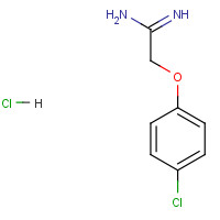 59104-19-7 2-(4-CHLORO-PHENOXY)-ACETAMIDINE HCL chemical structure