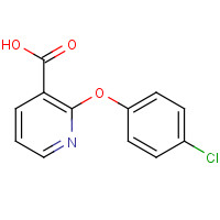 51362-37-9 2-(4-CHLOROPHENOXY)NICOTINIC ACID chemical structure
