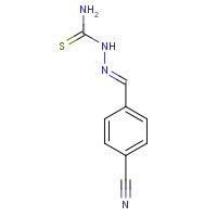 22043-24-9 2-(4-CYANOBENZYLIDENE)HYDRAZINE-1-CARBOTHIOAMIDE chemical structure