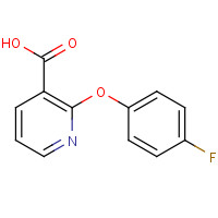 54629-13-9 2-(4-FLUOROPHENOXY)NICOTINIC ACID chemical structure