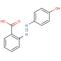 1634-82-8 2-(4-Hydroxyphenylazo)benzoic acid chemical structure
