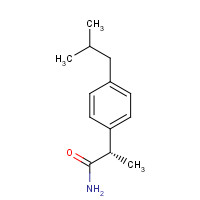 59512-17-3 (2RS)-2-[4-(2-METHYLPROPYL)PHENYL]PROPANAMIDE chemical structure