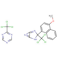 432-40-2 2-(4-METHOXYNAPHTHYL)-4,6-BIS-(TRICHLOROMETHYL)-1,3,5-TRIAZINE chemical structure