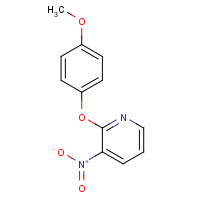 76893-48-6 2-(4-METHOXYPHENOXY)-3-NITROPYRIDINE chemical structure
