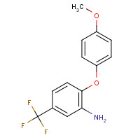 62966-74-9 3-AMINO-4-(4-METHOXYPHENOXY)BENZOTRIFLUORIDE chemical structure
