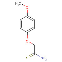 35370-92-4 2-(4-METHOXYPHENOXY)ETHANETHIOAMIDE chemical structure