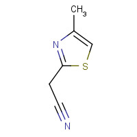 19785-39-8 (4-METHYL-1,3-THIAZOL-2-YL)ACETONITRILE chemical structure