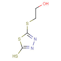 57037-59-9 2-(5-MERCAPTO-1,3,4-THIADIAZOL-2-YLTHIO)-ETHANOL chemical structure