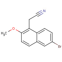92643-17-9 2-(6-BROMO-2-METHOXY-1-NAPHTHYL)ACETONITRILE chemical structure