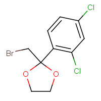 60207-30-9 2-(bromomethyl)-2-(2,4-dichlorophenyl)-1,3-dioxolane chemical structure